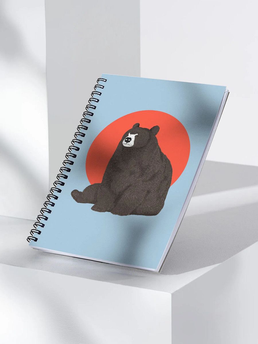 Shy Bear Spiral Notebook product image (3)