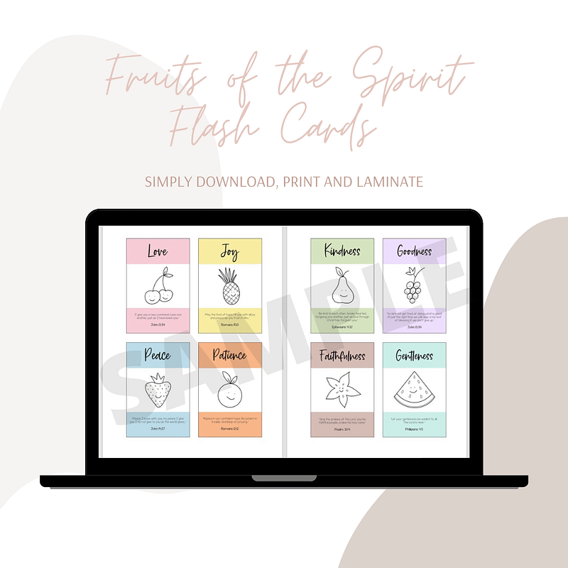 Fruits of the Spirit Printable Cards