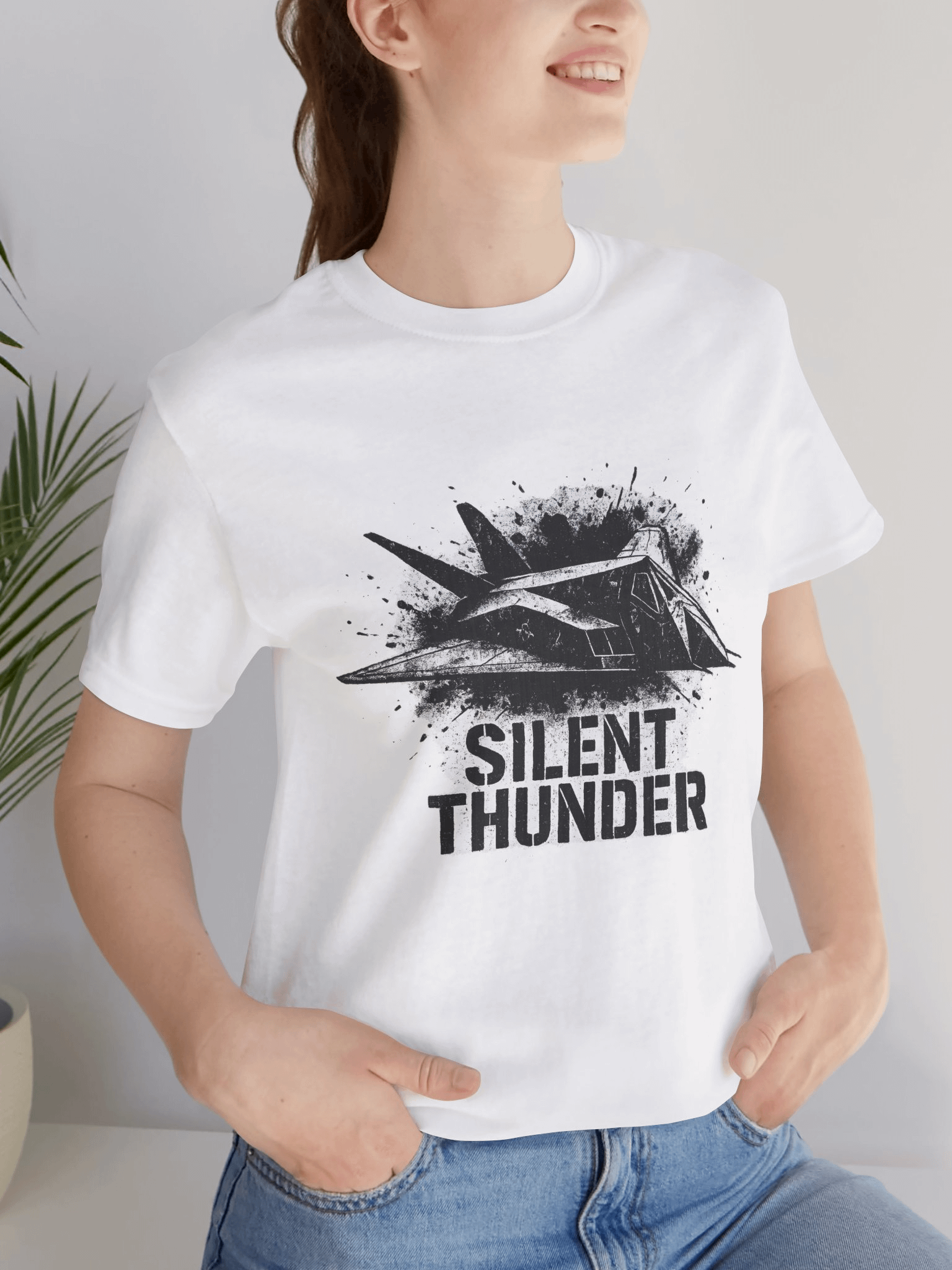 Silent Thunder Fighter Jet T-Shirt product image (2)