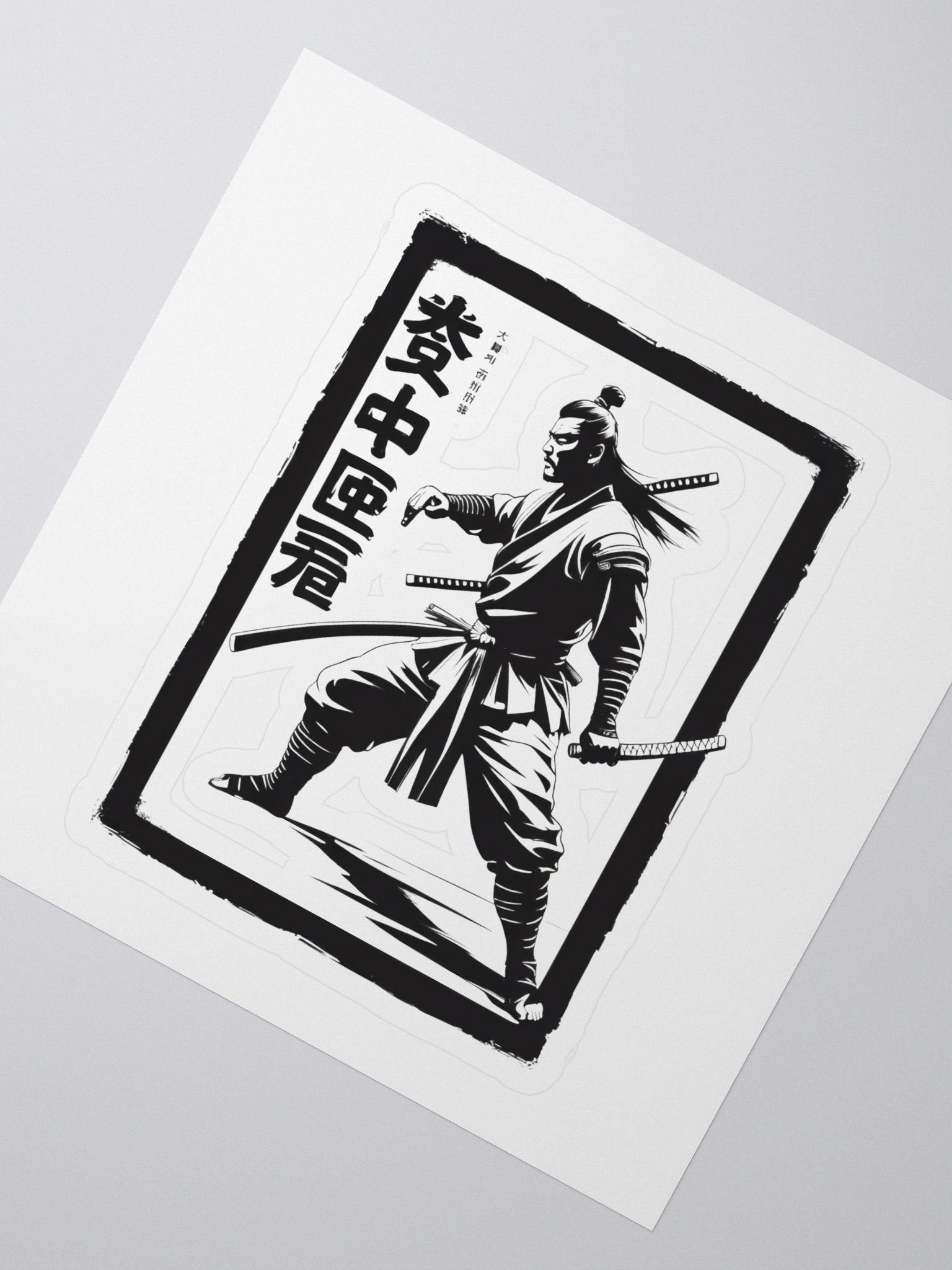 Samurai Action Kiss-Cut Stickers product image (2)