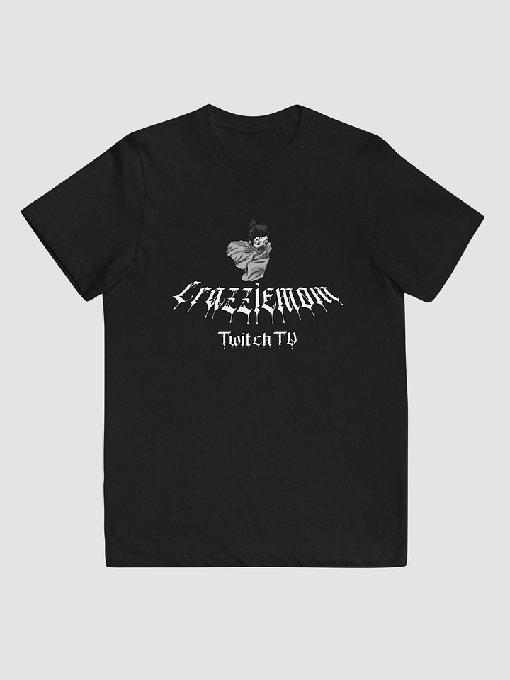 Crazzie Train Youth Jersey T-Shirt (B&W BK) product image (1)