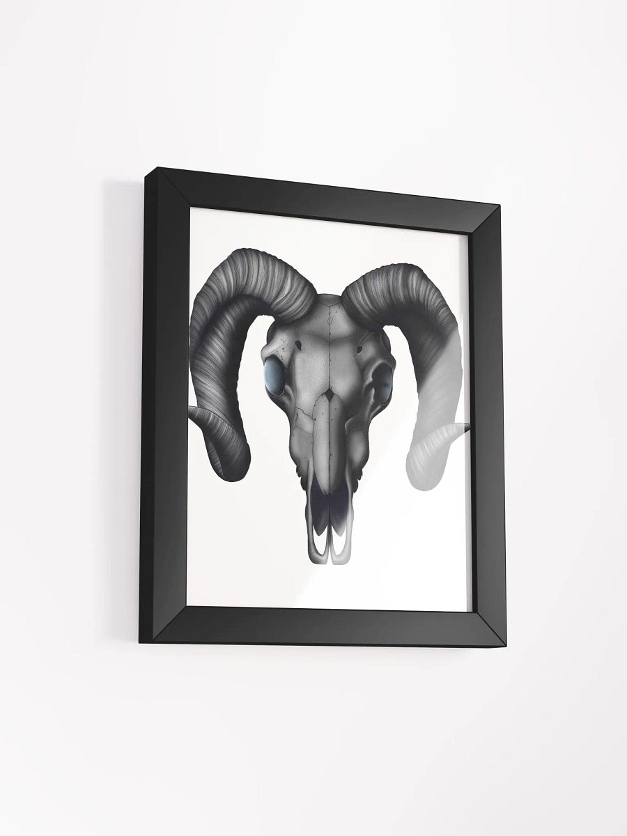 Dramatic Ram Skull Framed Matte Poster product image (11)