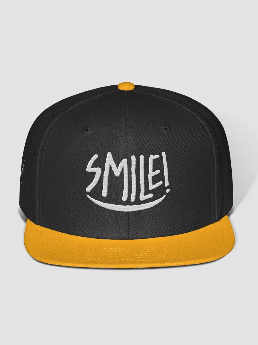 Cappellino “SMILE!” snapback - ricamo bianco product image (3)