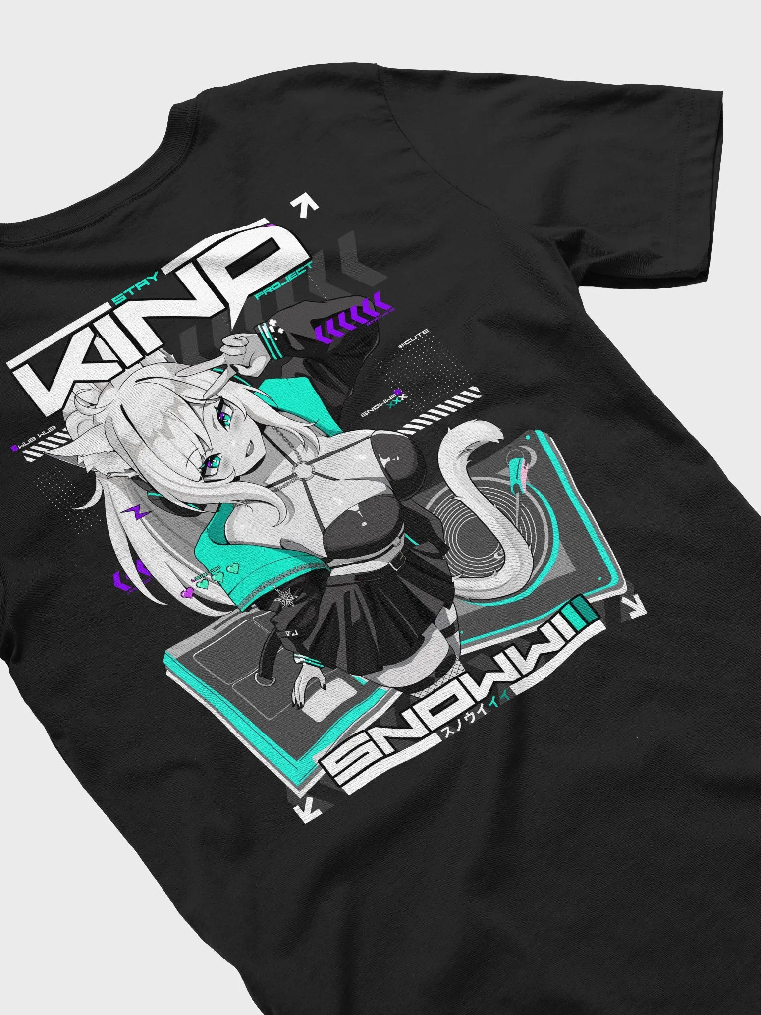 Snowwiii - Stay Kind T-Shirt Front & Back product image (4)