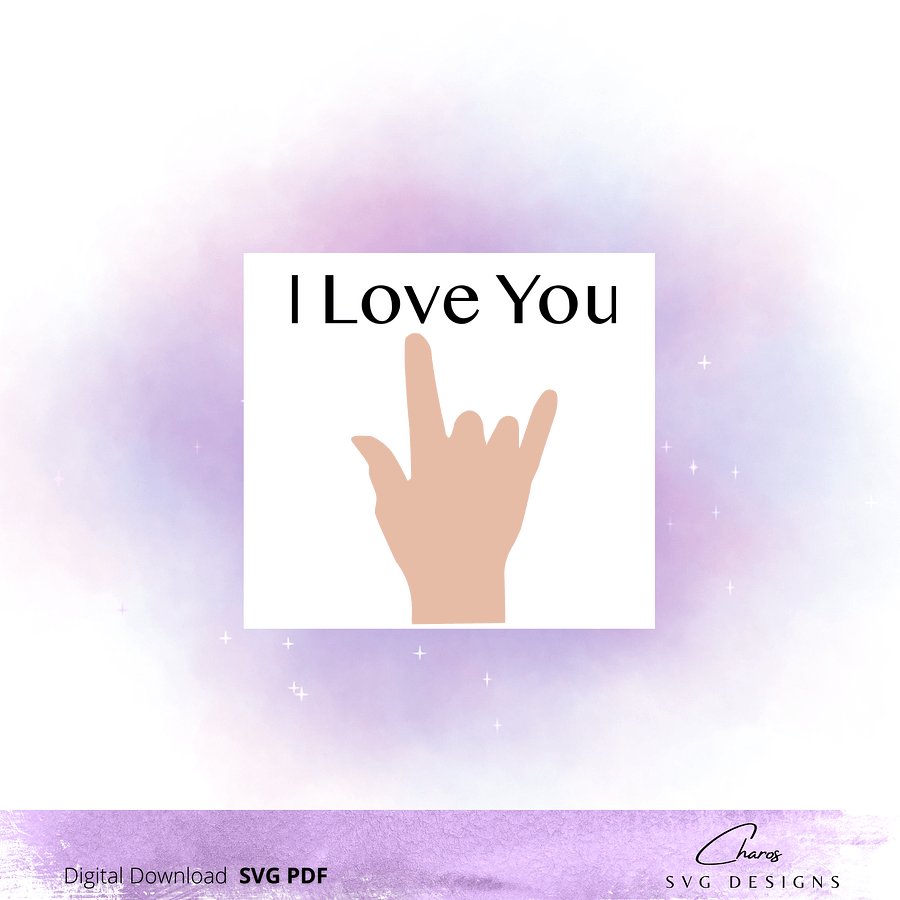 I Love You in ASL SVG product image (3)