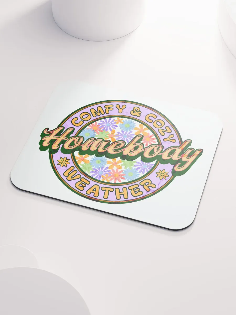 Homebody Comfy Ad Cozy Weather Floral Mouse Pad product image (3)