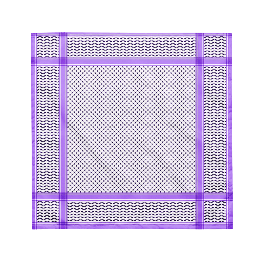 Purple Kufiya Bandana Medium product image (1)