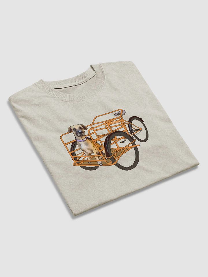 Neron on a cargo tricycle, Gildan 5000 Heavyweight T-Shirt product image (2)