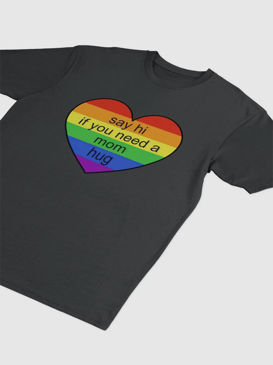Say Hi If You Need A Mom Hug Shirt, Pride Mom Shirt, Pride Shirt, LGBTQ Shirt, Gay Shirt, Lesbian Shirt, Proud Mom Shirt, Pride Gift product image (3)