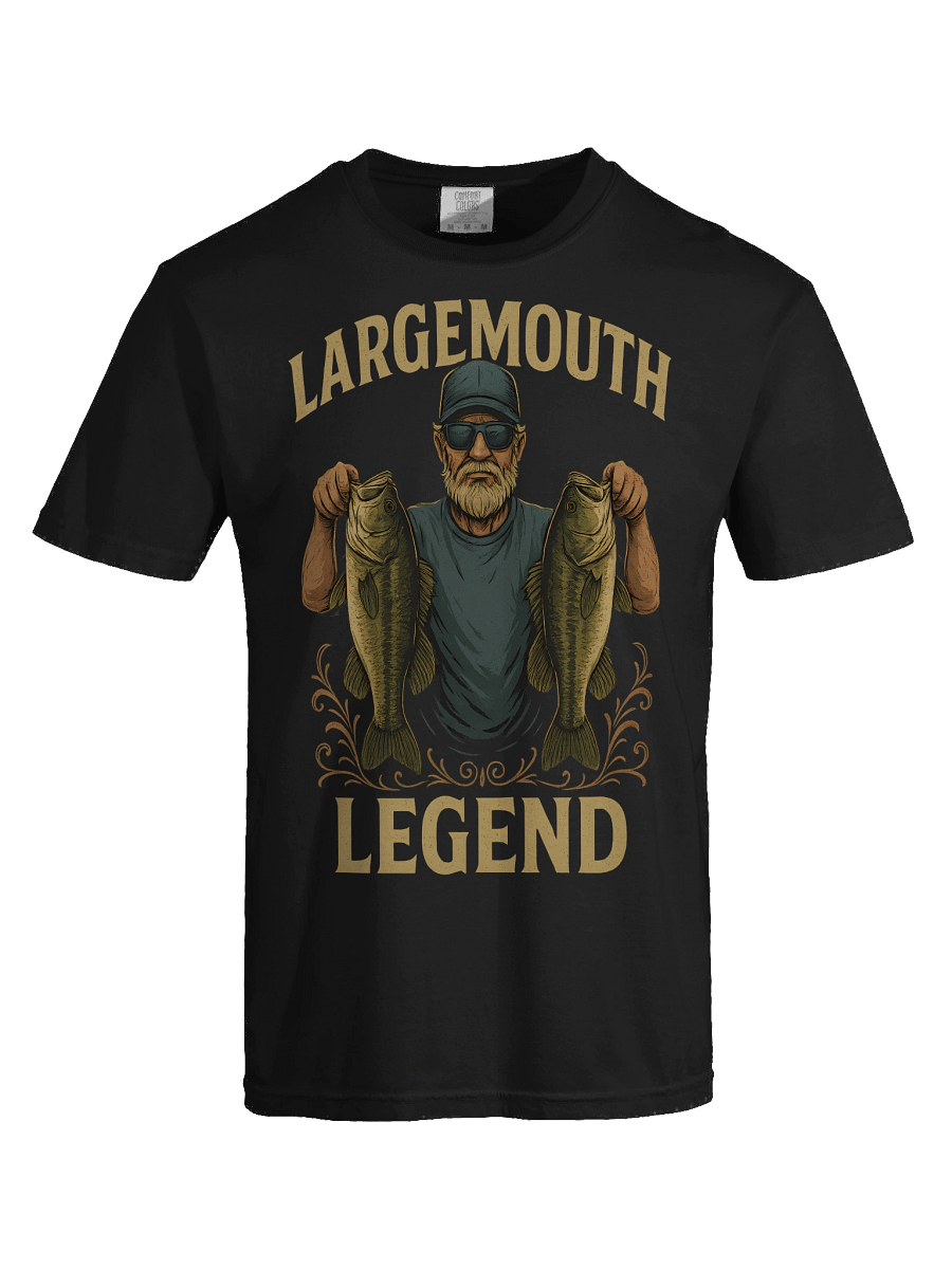 Bass Fishing T-Shirt – Largemouth Bass Angler Tee for Fishermen product image (7)
