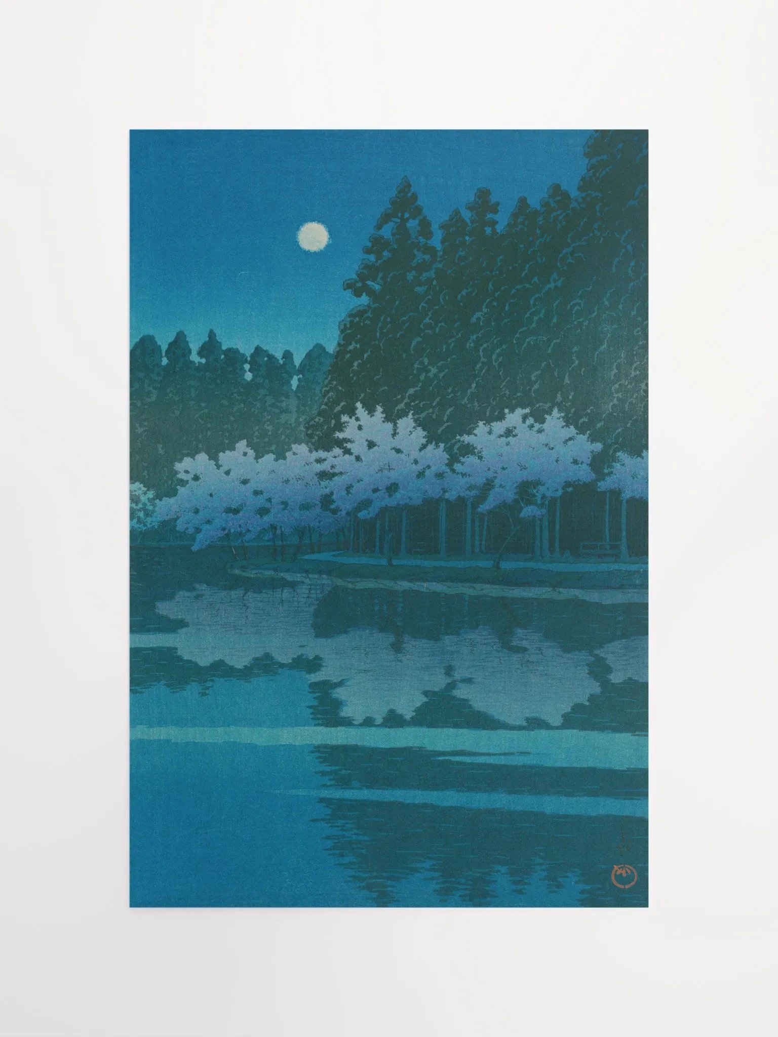 Spring Night at Inokashira Park - Kawase Hasui product image (1)