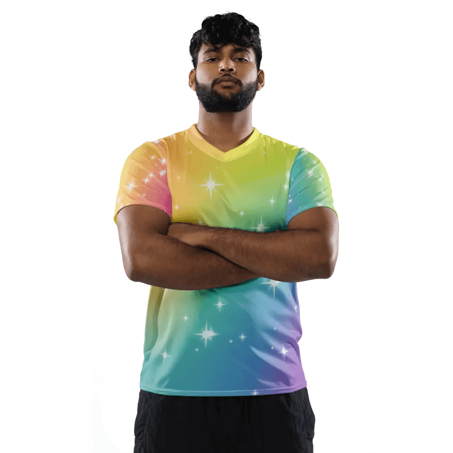 Rainbow Sparkle Jersey Shirt product image (12)