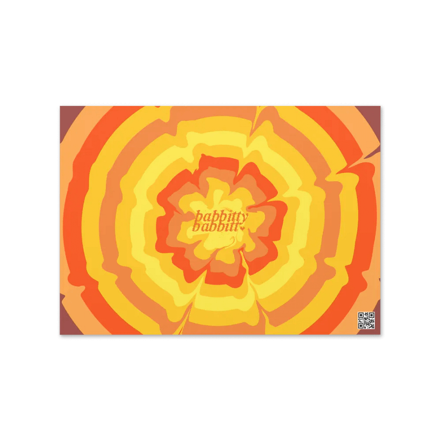 Happy Birthday retro landscape greetings card product image (5)