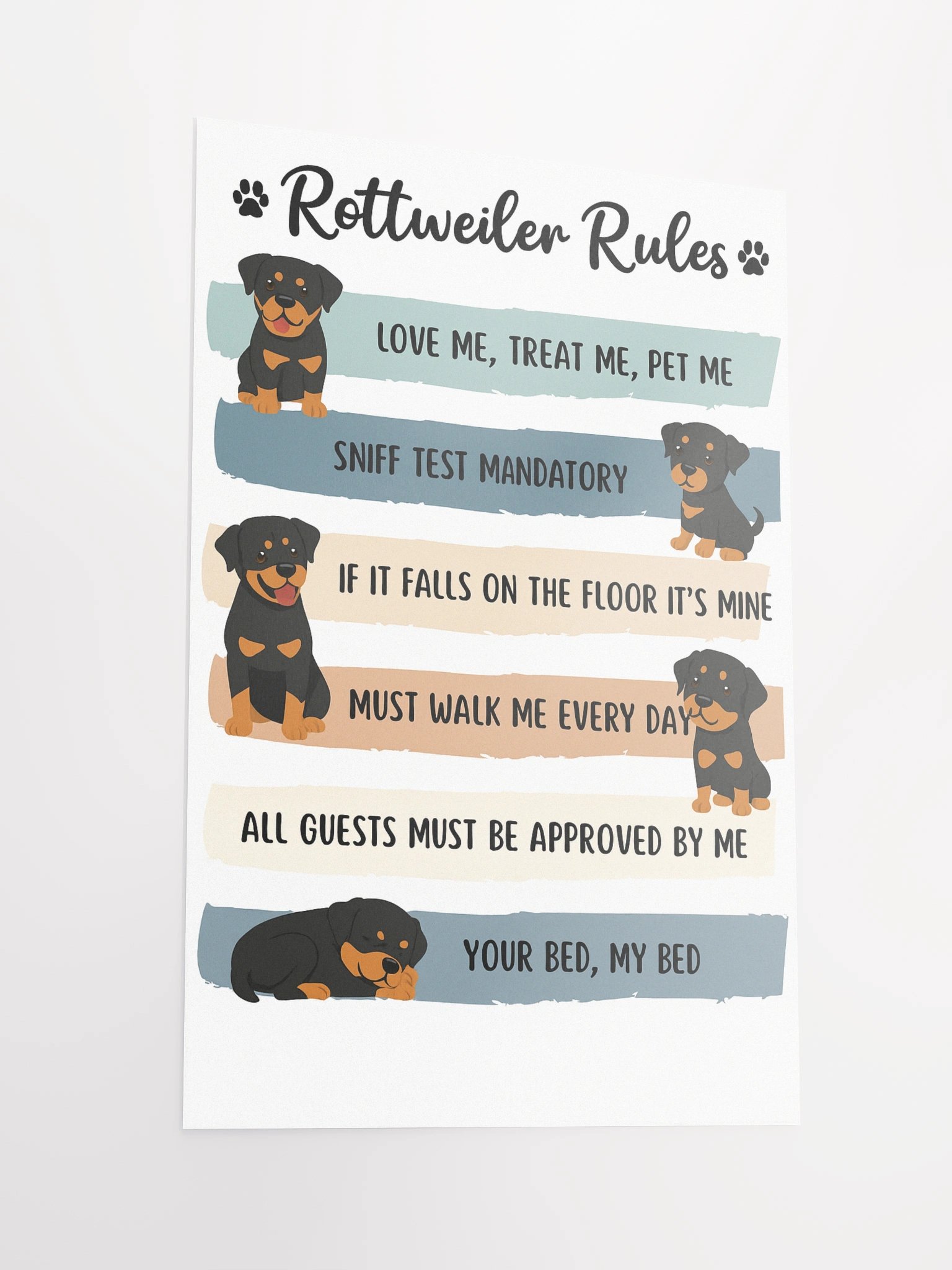 Rottweiler Rules Poster product image (6)