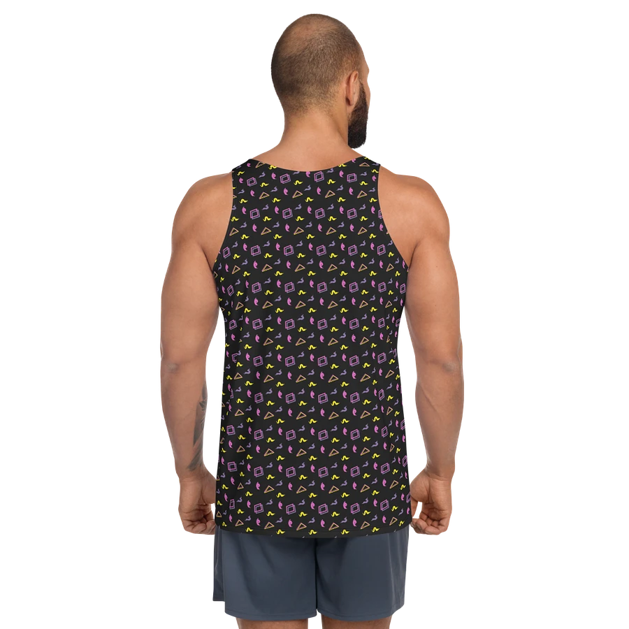Oh Worm? black pattern tank top product image (2)
