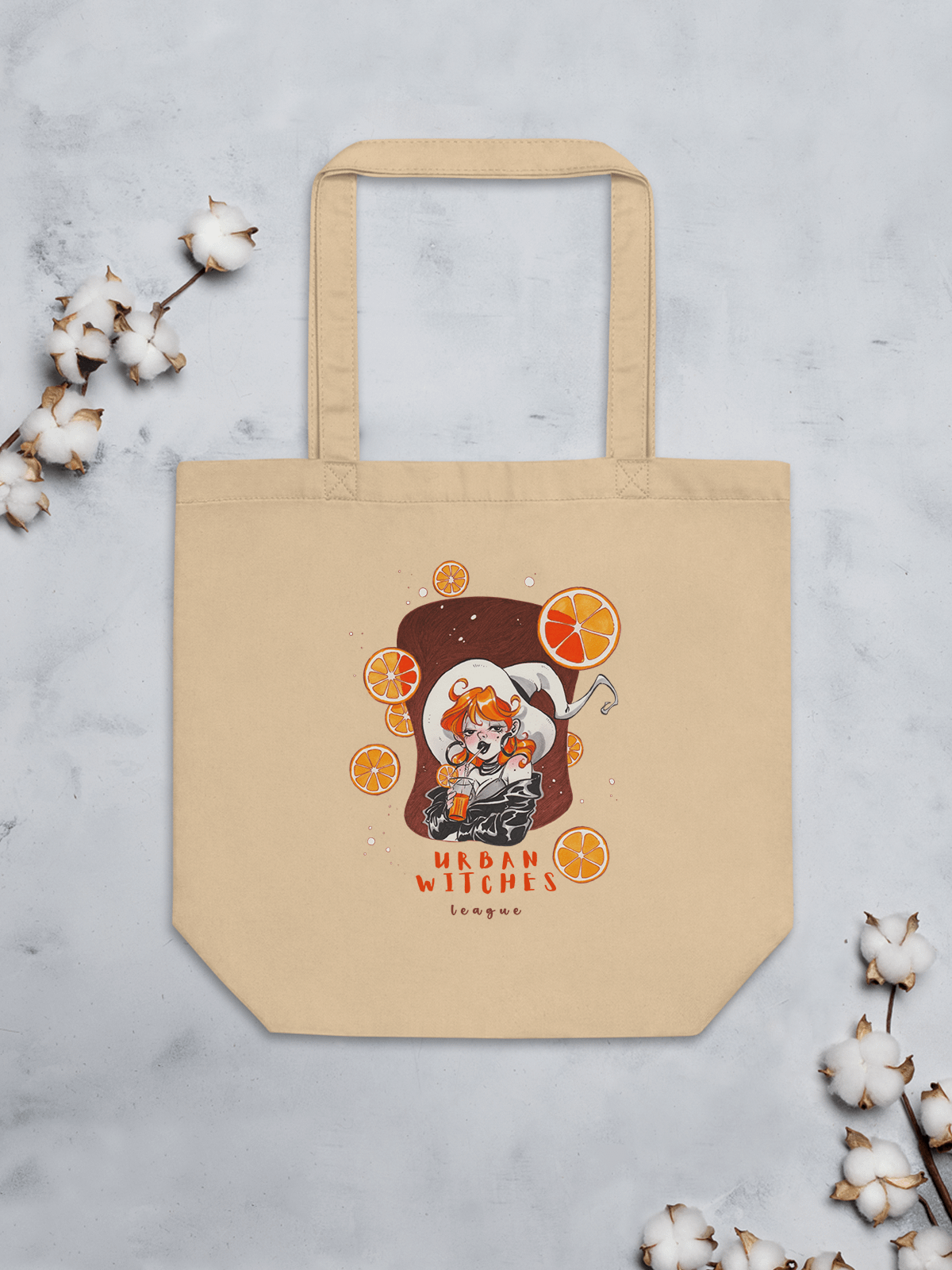 Orange Witch Tote Bag product image (1)