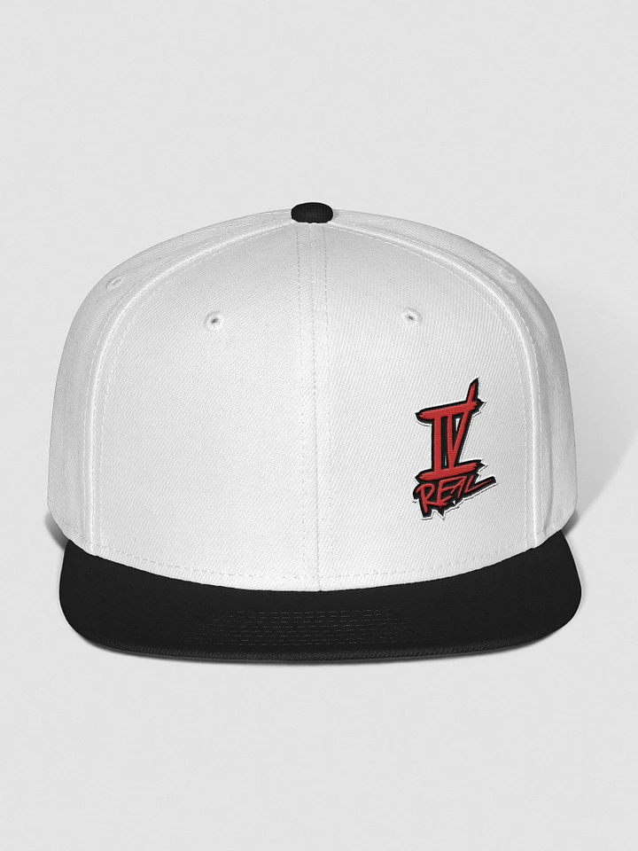 IVREAL White and Black Snap Back Red Logo product image (1)