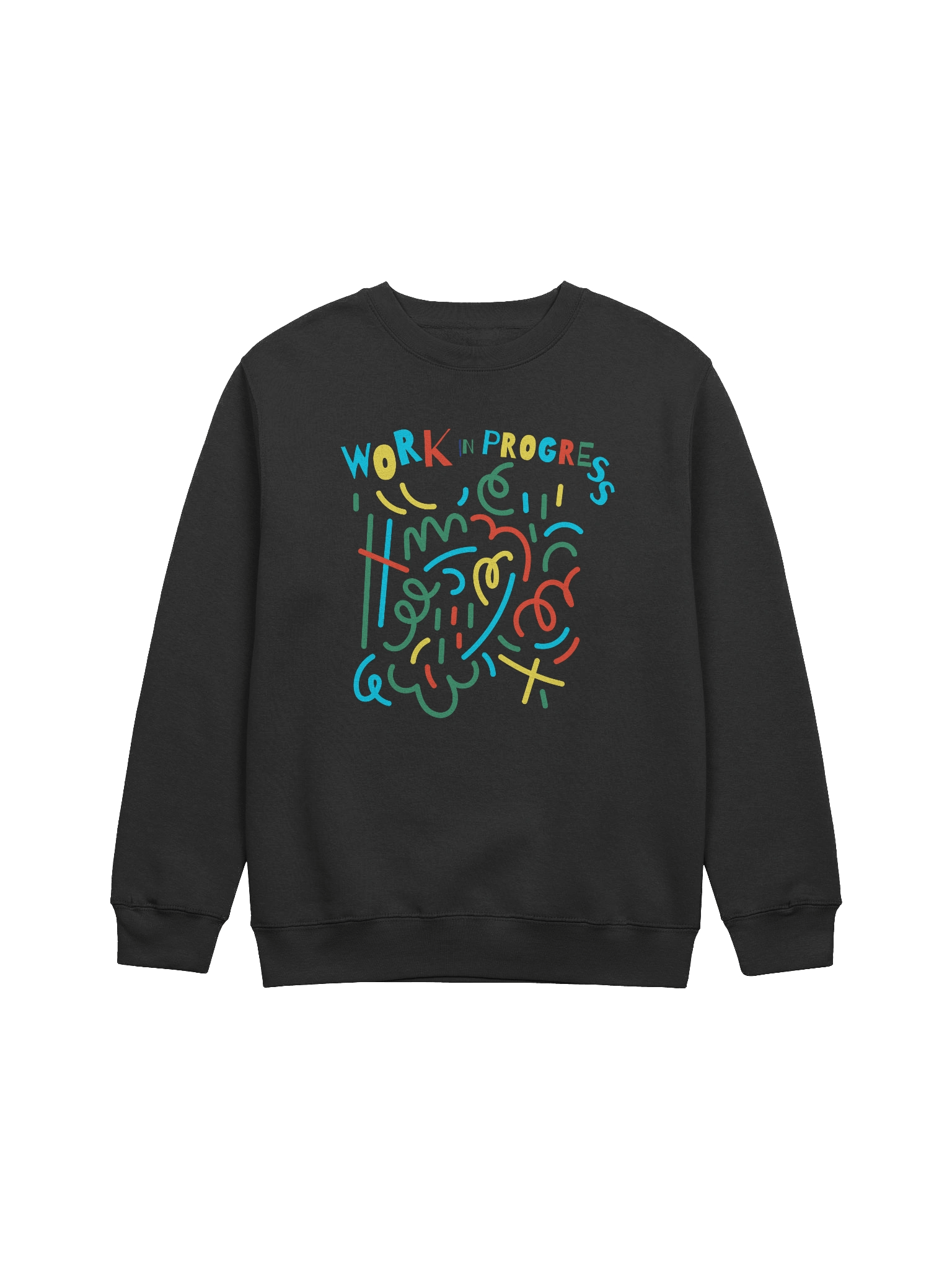 Work in Progress Crewneck (Black) product image (1)
