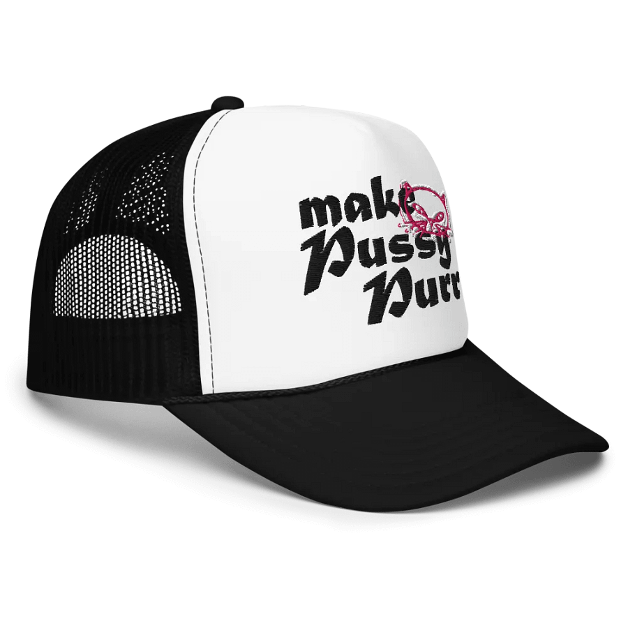 Pussy Cat Face Pur | Foam Trucker Hat product image (4)