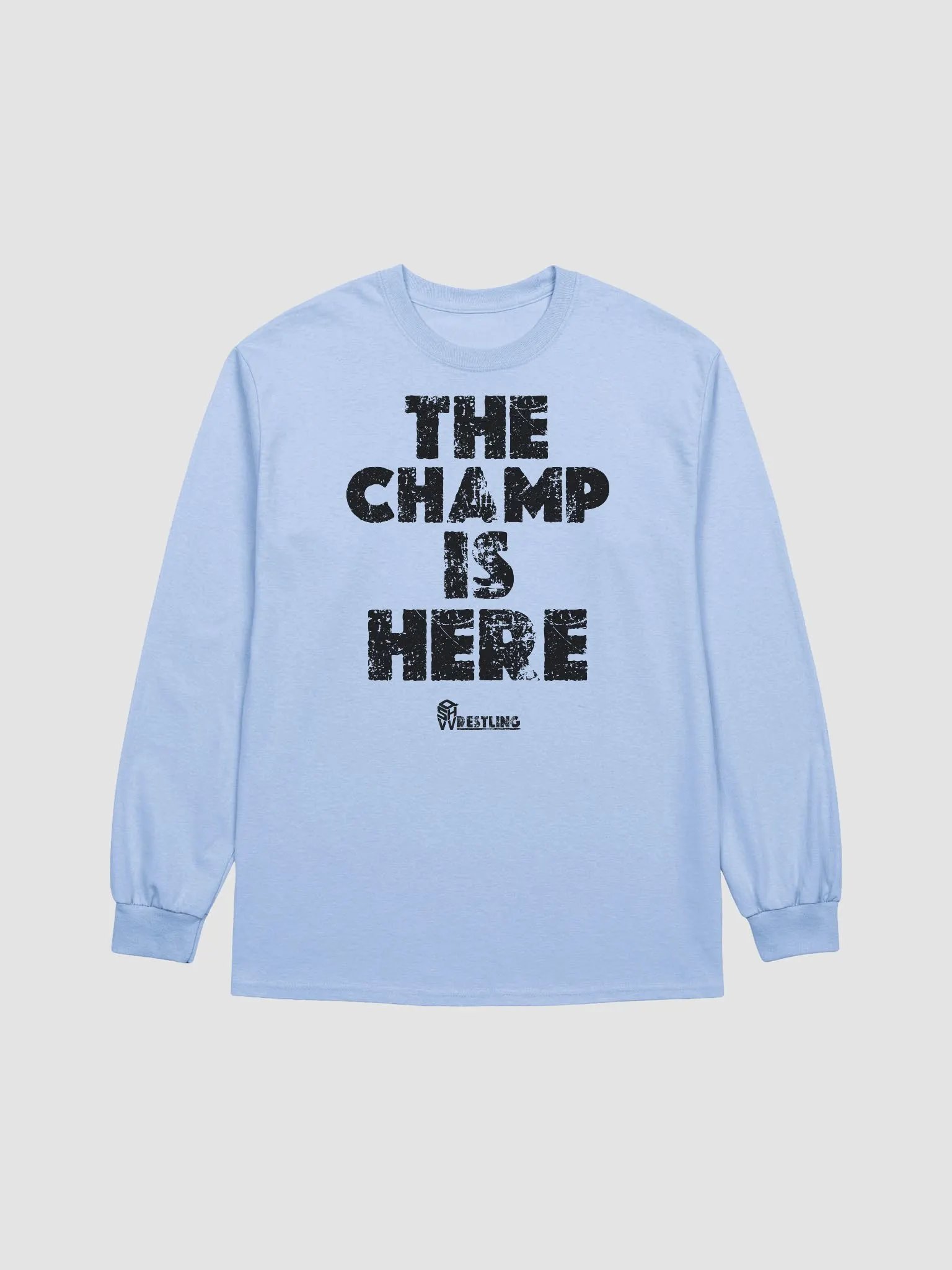 QSHW THE CHAMP IS HERE (BLACK DESIGN) LONG T-SHIRT product image (5)