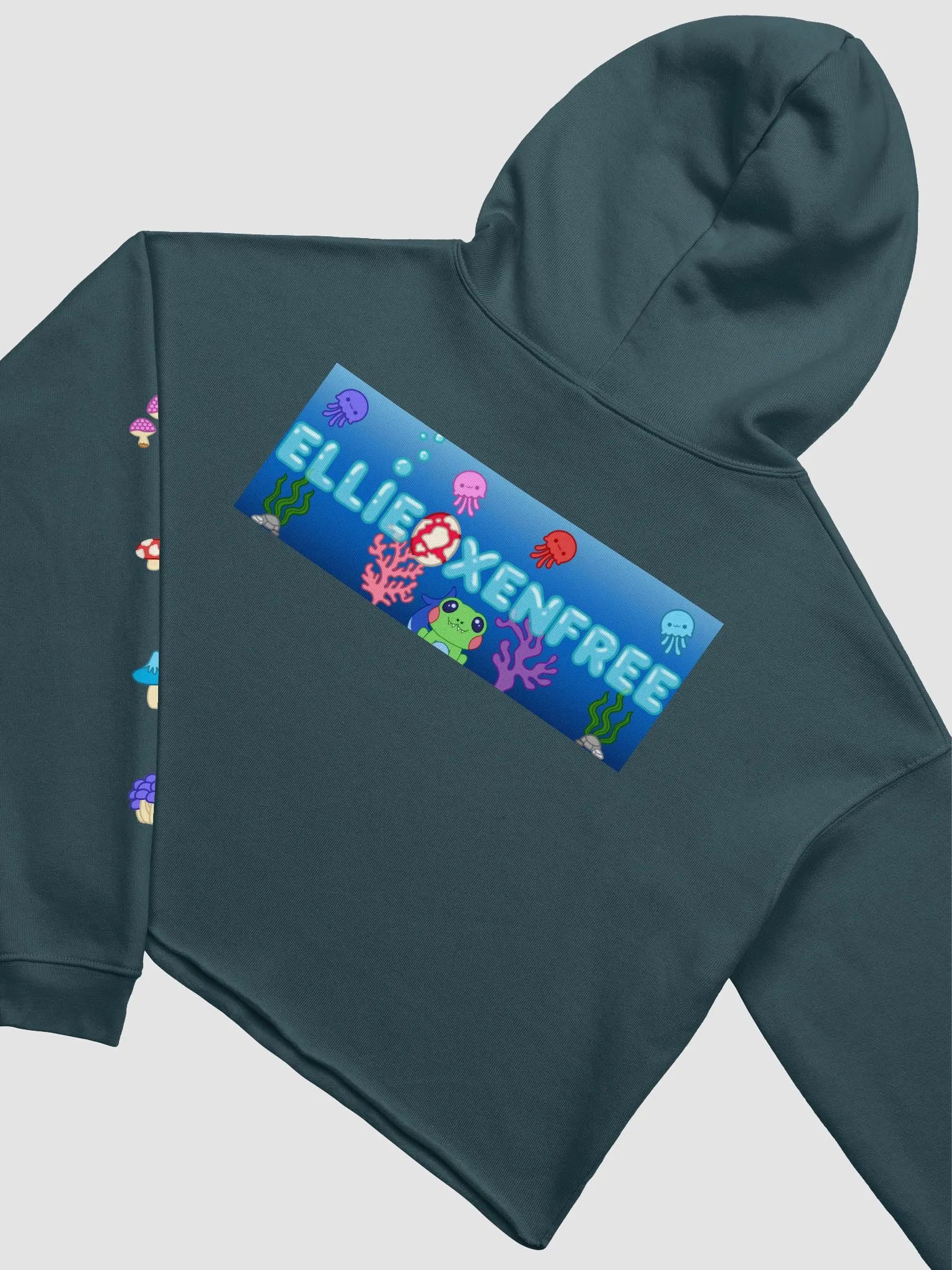 Jellie Fungi cropped Hoodie product image (30)
