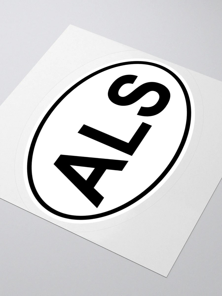 ALS Oval Sticker product image (3)