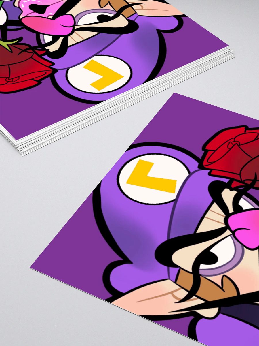 MARIOTHON WALUIGI STICKER product image (4)