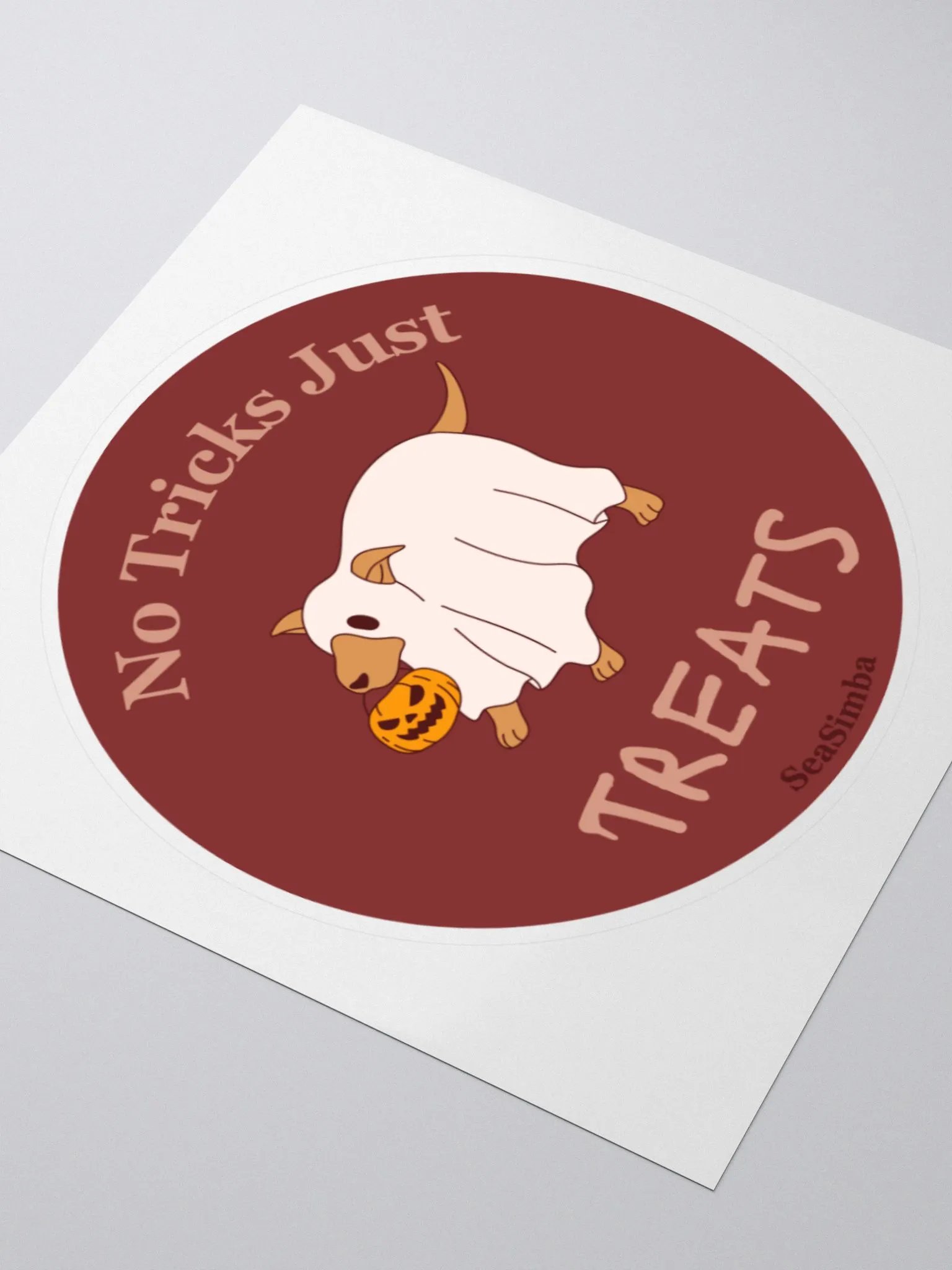 No Tricks Just Treats Sticker product image (3)