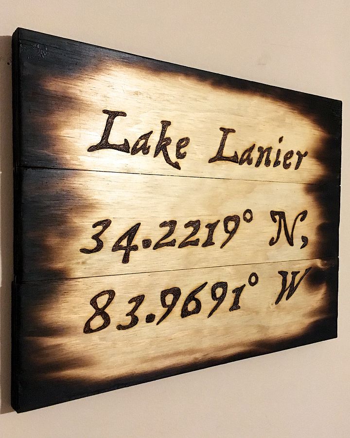 Lake Lanier Coordinates product image (2)