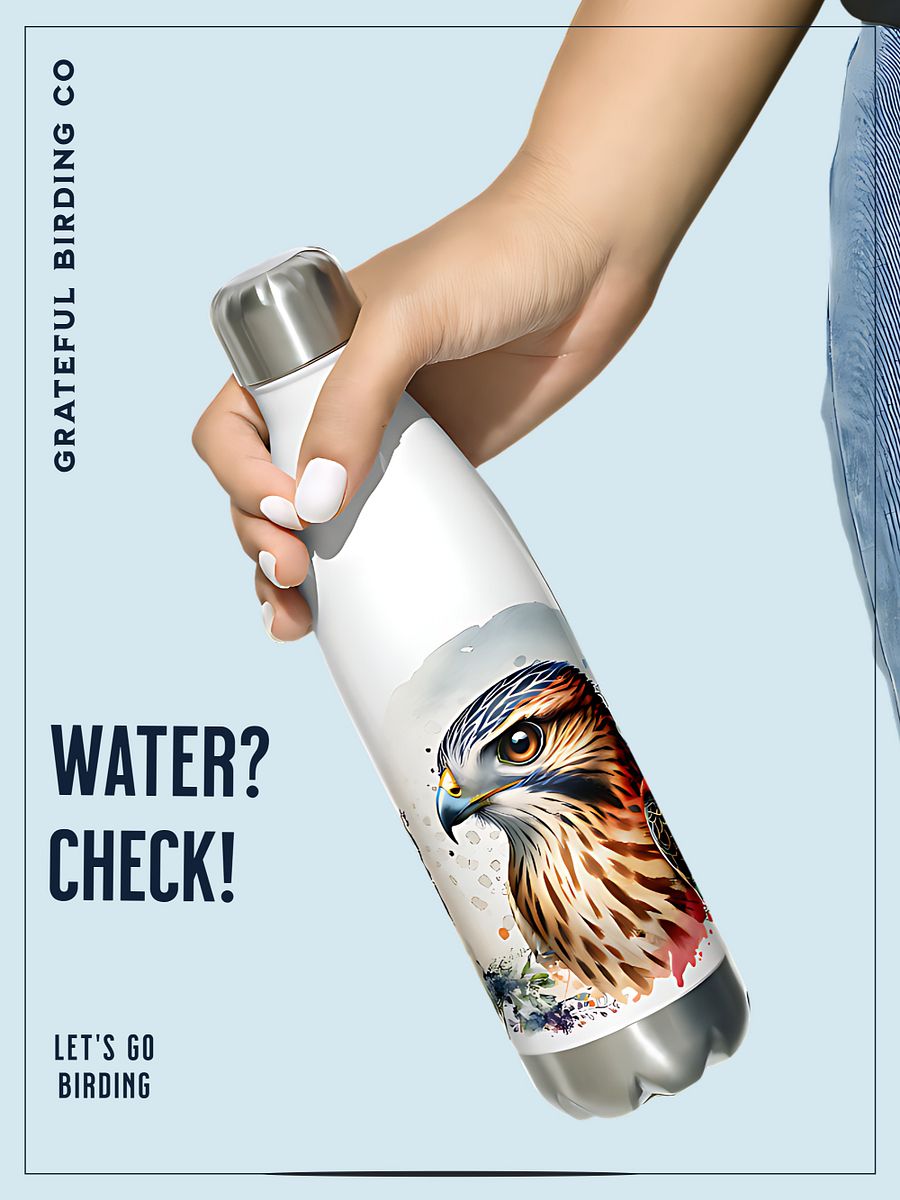 BohoSpirit Moon Hawk Water Bottle product image (1)