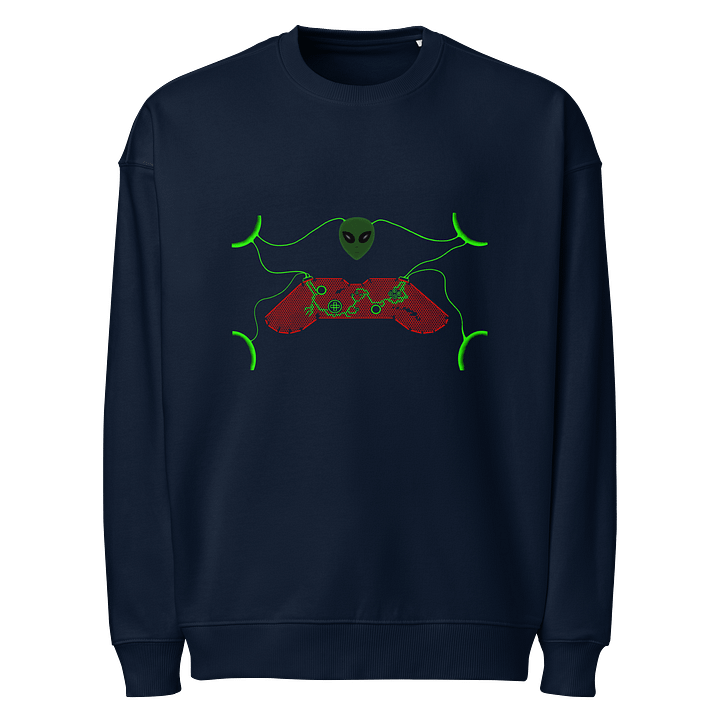 Galactic Gamer Organic Oversized Sweatshirt product image (1)