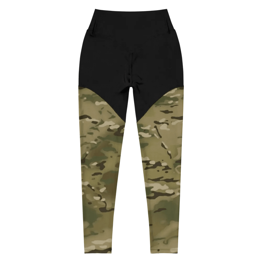 Faithful Camo: Compression Leggings - Multicam product image (6)