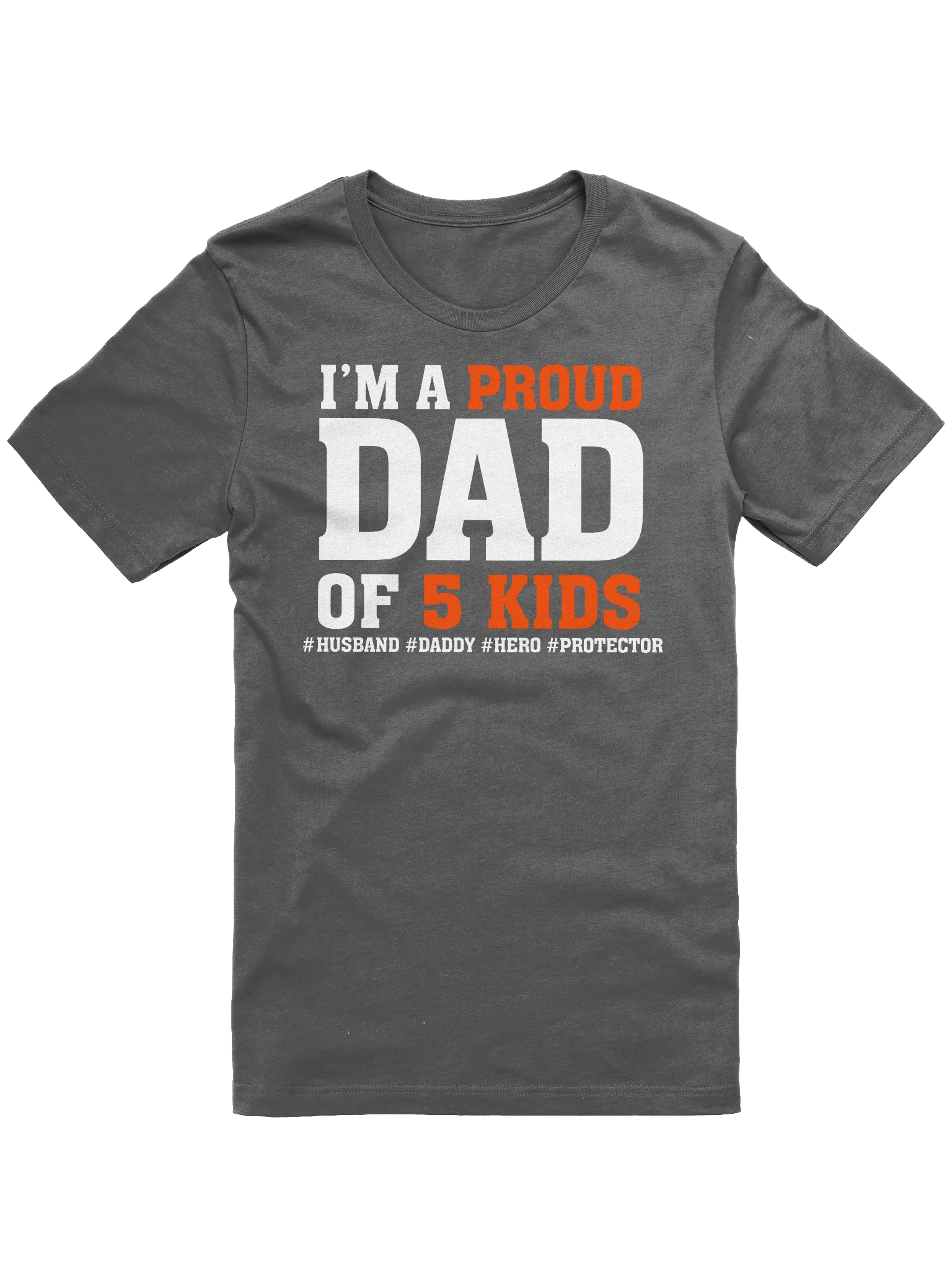 Proud Dad of 5 Kids T-Shirt product image (5)