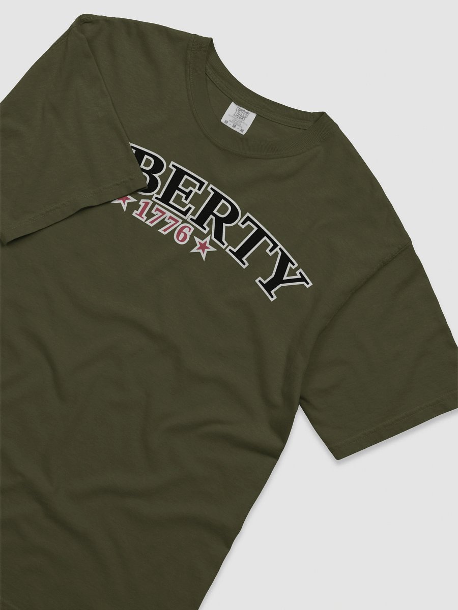 Liberty Typography Unisex Garment-Dyed T-shirt product image (126)