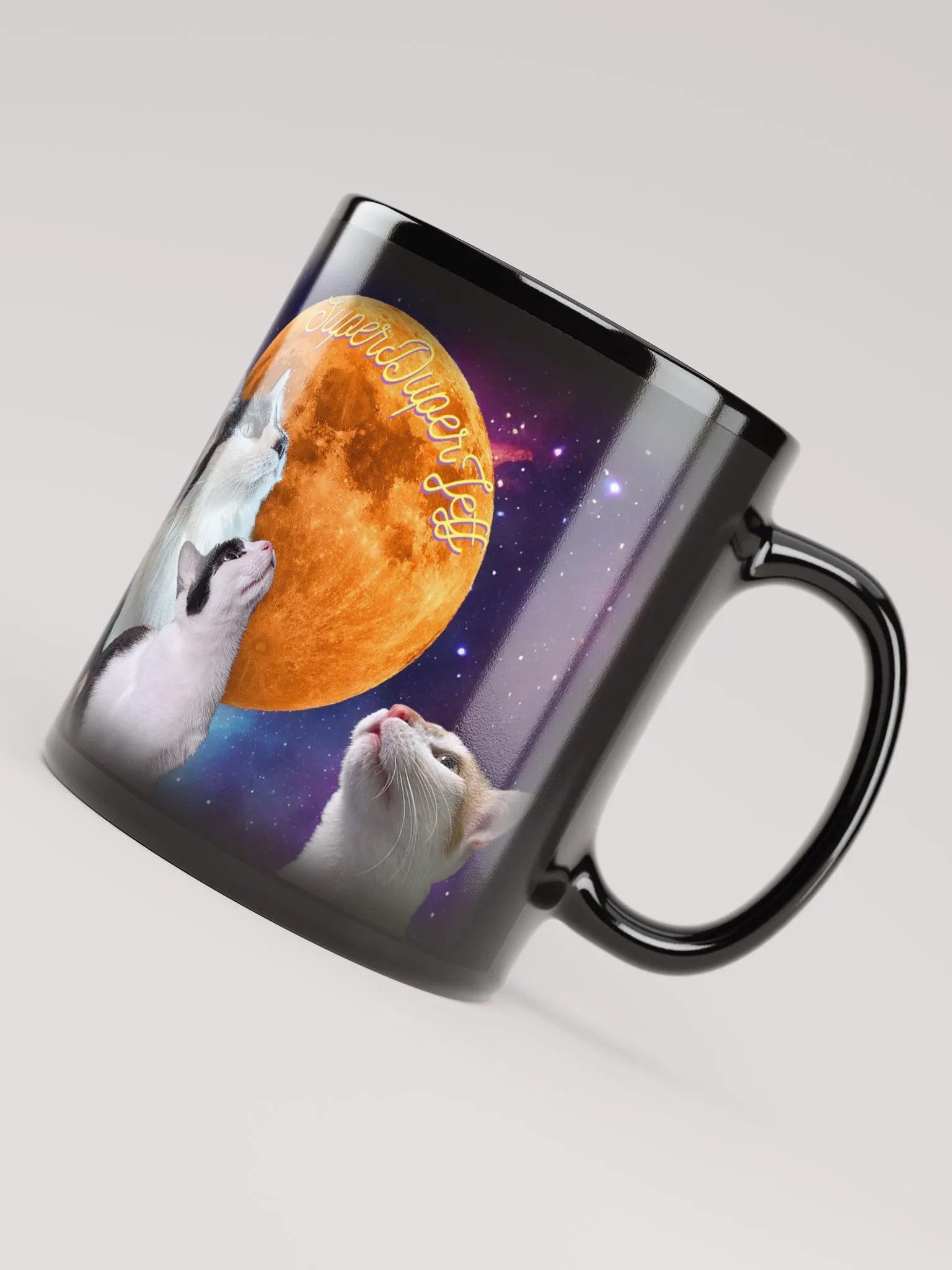 Three Cat Moon Mug product image (3)