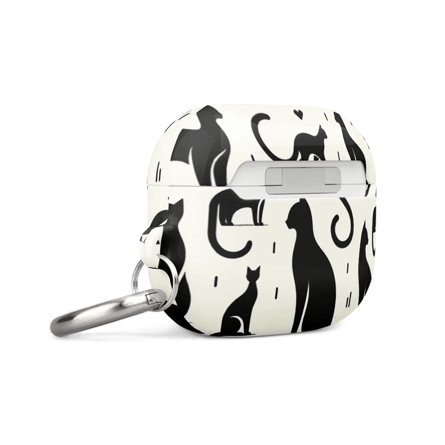 All-Over Print Case for AirPods®: Monochrome product image (8)