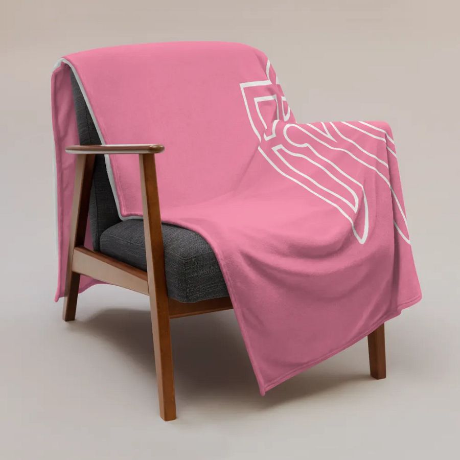 Ukraine - Pink & White - Throw Blanket product image (3)