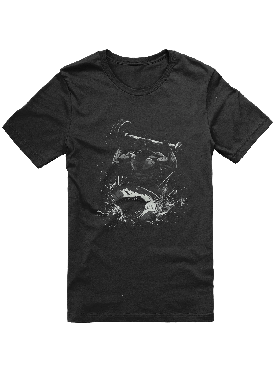 Shark Lifting Weights T-Shirt, Gym Bodybuilding Tee product image (1)