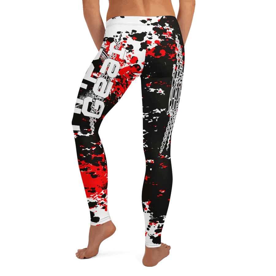White HApex Gear Black Logo Leggings product image (8)