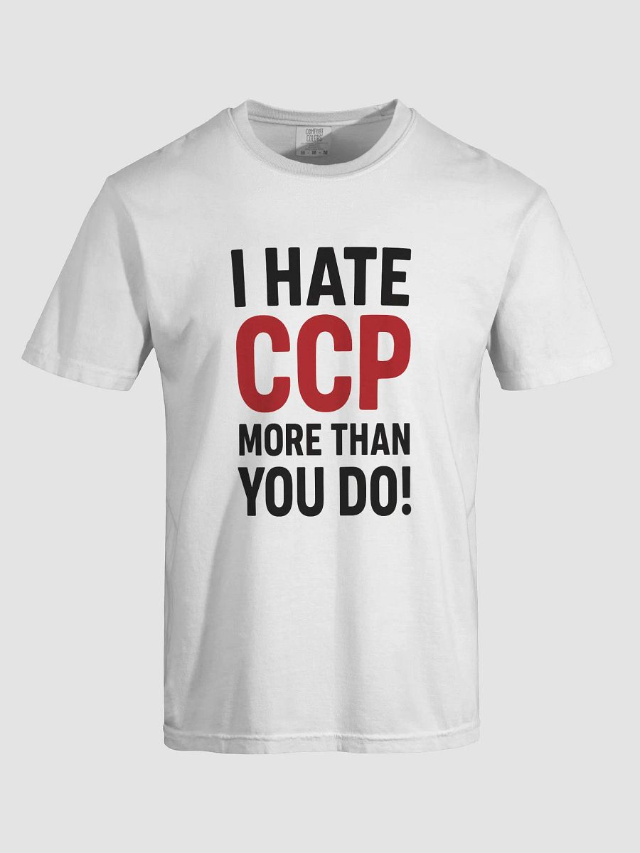 I HATE CCP 系列T恤衫-淺色系列 product image (5)