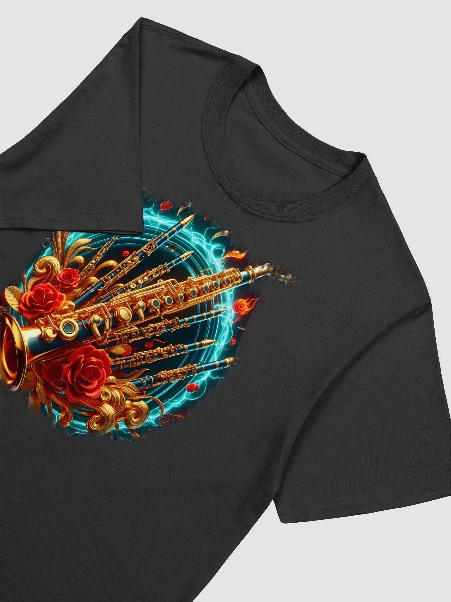 Golden Clarinet Serenade - Unisex Clarinet T-Shirt #36 product image (3)