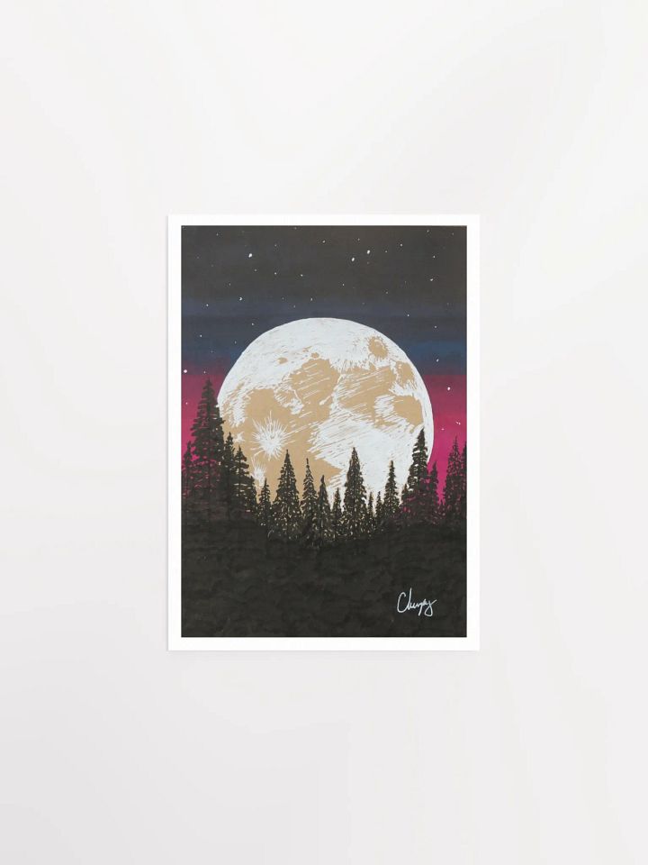 Dusk Moon Print product image (1)
