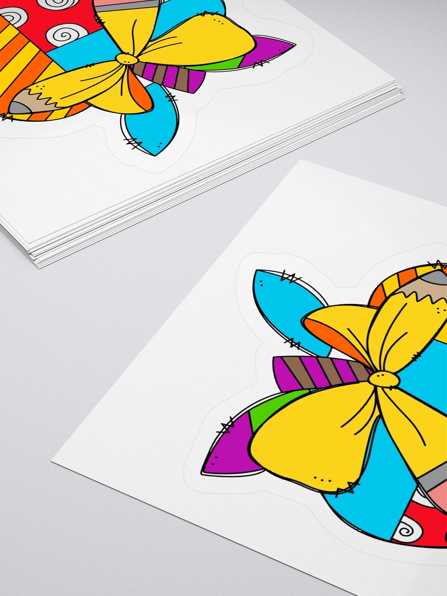 Back to School Apple Kiss Cut Sticker product image (7)