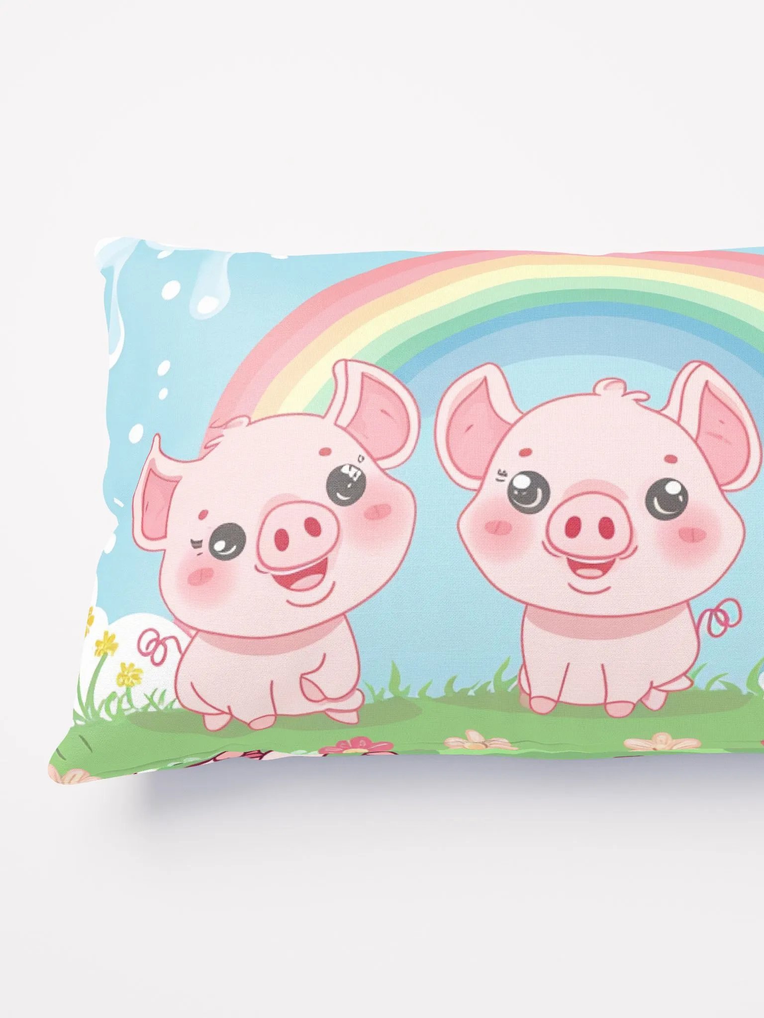 Piglets Throw Pillow - Cozy, Easy-Care, Multiple Sizes product image (3)
