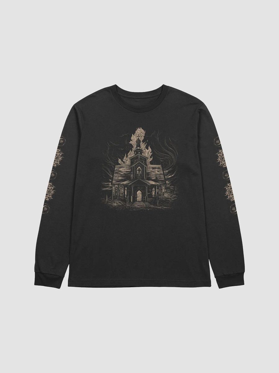 Burning Church Long Sleeve Tee product image (1)