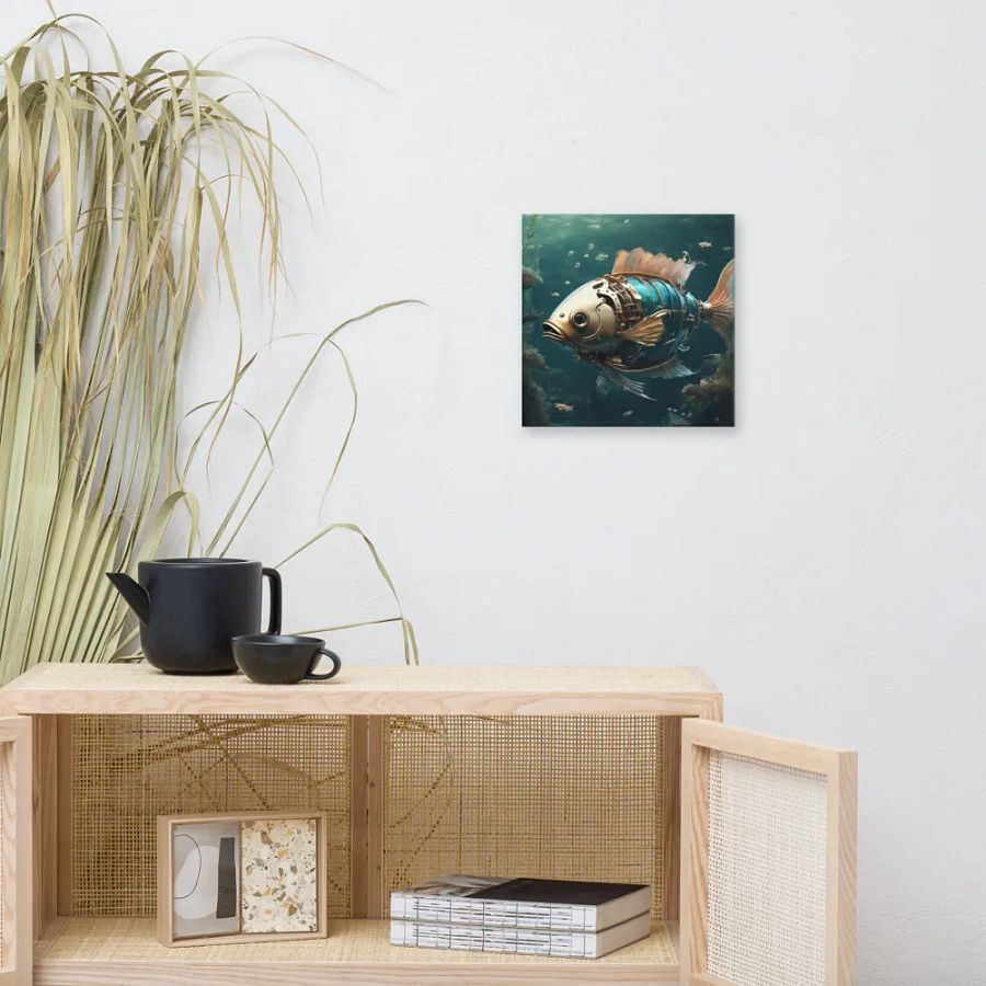 Mechanical Fish In The Sea Wall Art product image (9)