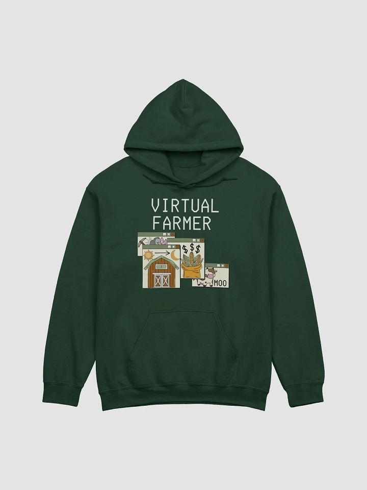 Virtual Farmer Hoodie - White Text product image (2)