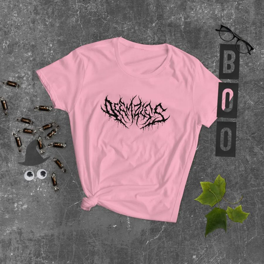 Deemzies - Death Metal logo Women's T-shirt - Black Print product image (4)