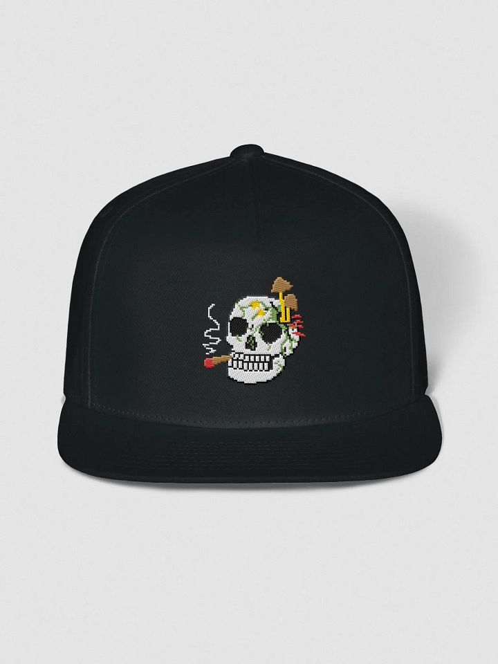 Smoking Skull Snapback product image (1)