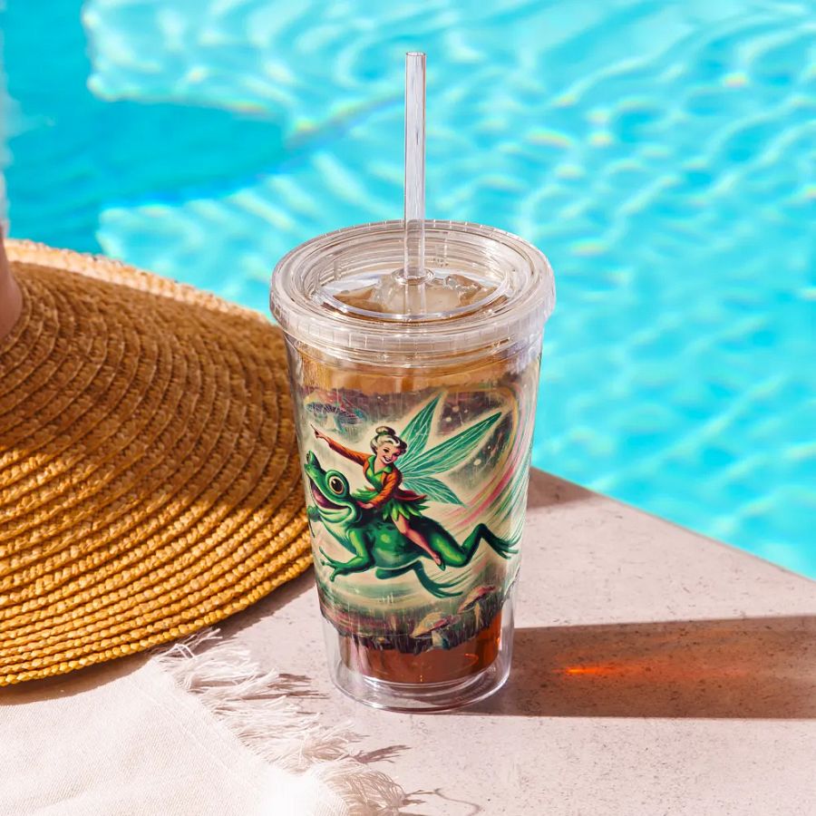 Enchanted Frog Fairy 16 oz Double Wall Insulated Tumbler product image (10)